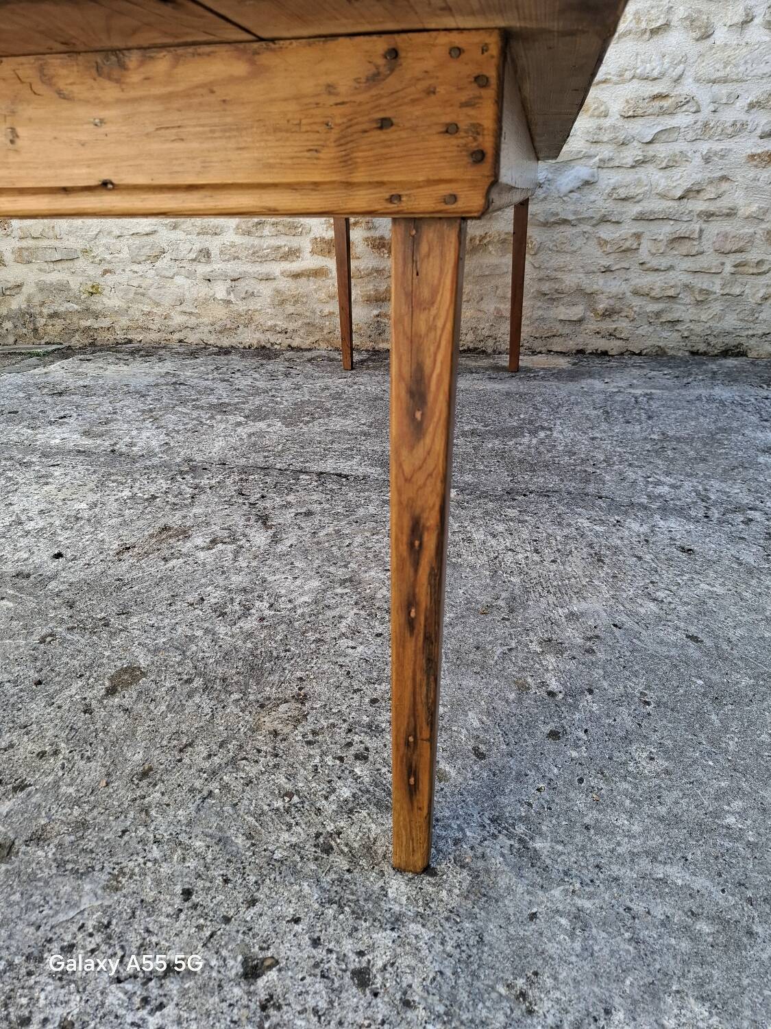Fir farm table 251 x 85