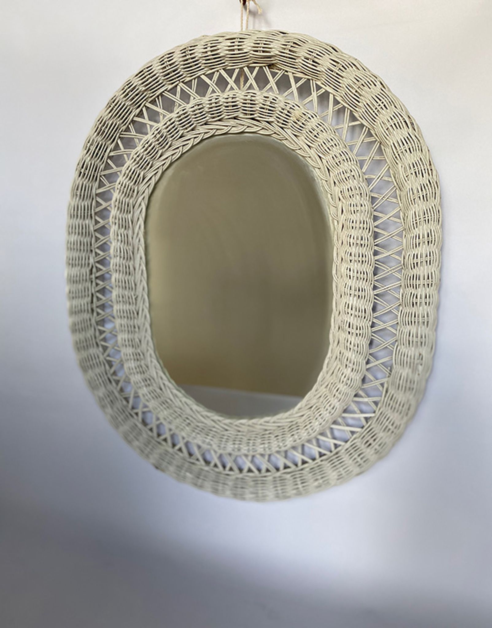 Miroir rotin