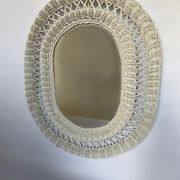 Miroir rotin