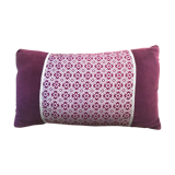 Velvet cushion and fabrics