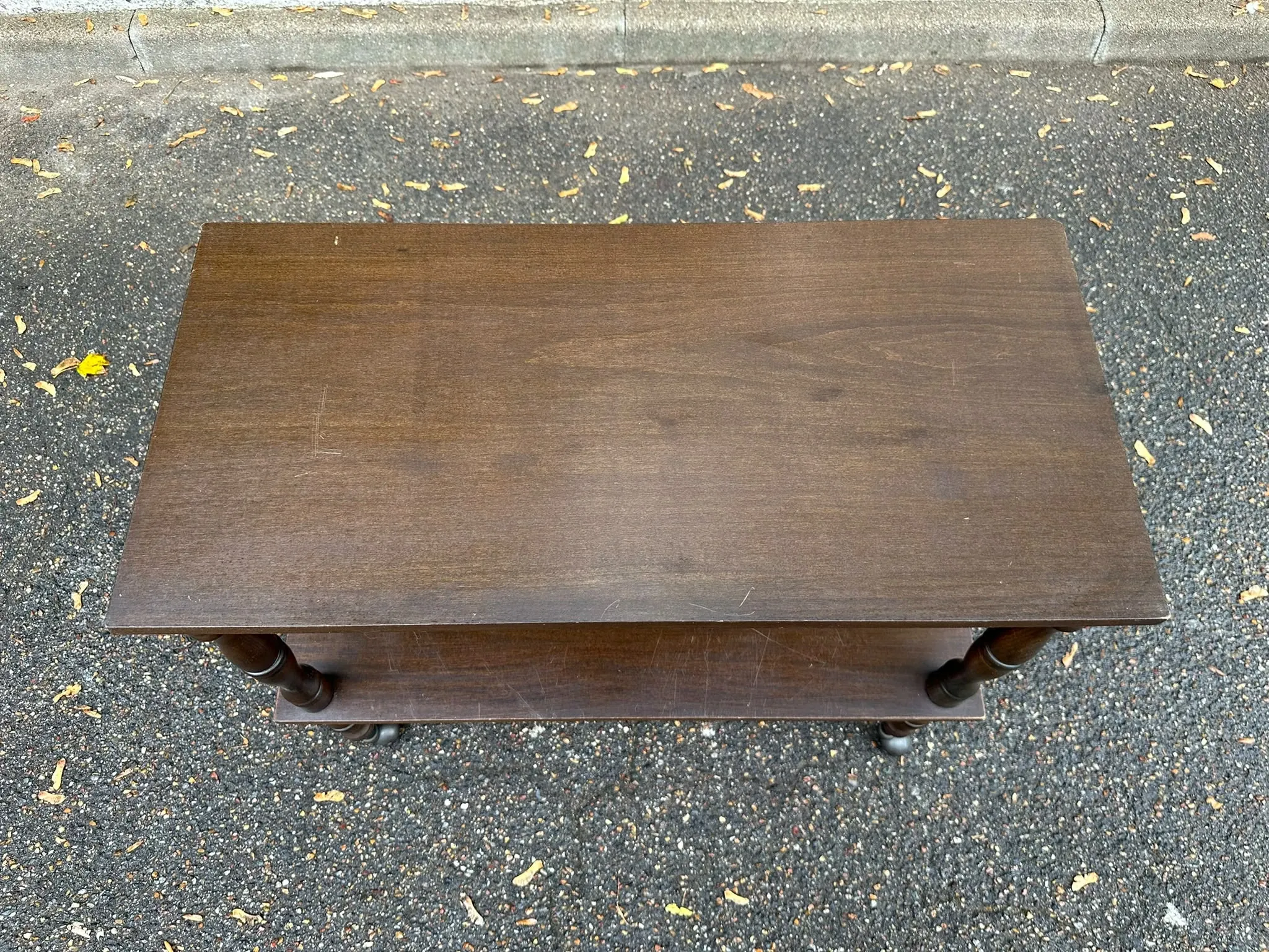 Vintage dessert trolley – Side table / Retro TV unit 1980