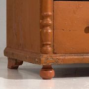 Antique chest of drawers with ochre patina (c.1920)