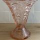 Pop-up Christmas 2022 - Vintage Pink Glass Vase Molded 1960