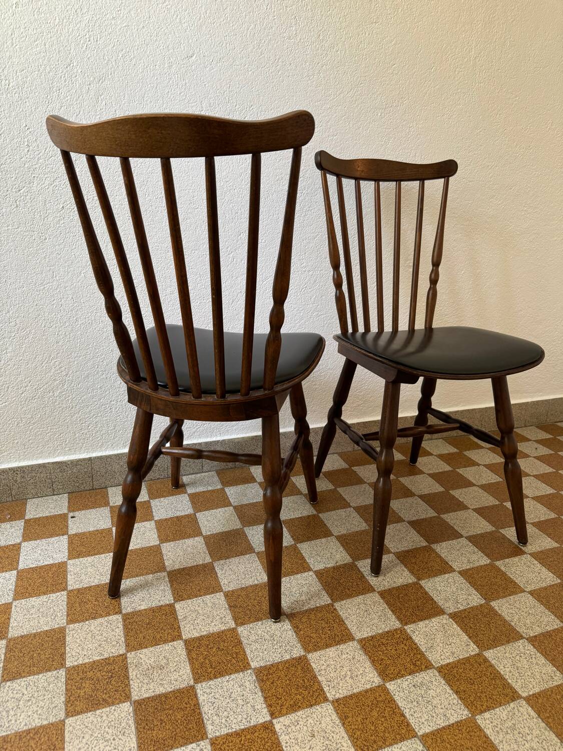 Chaises style scandinave Baumann années 60 (X2)