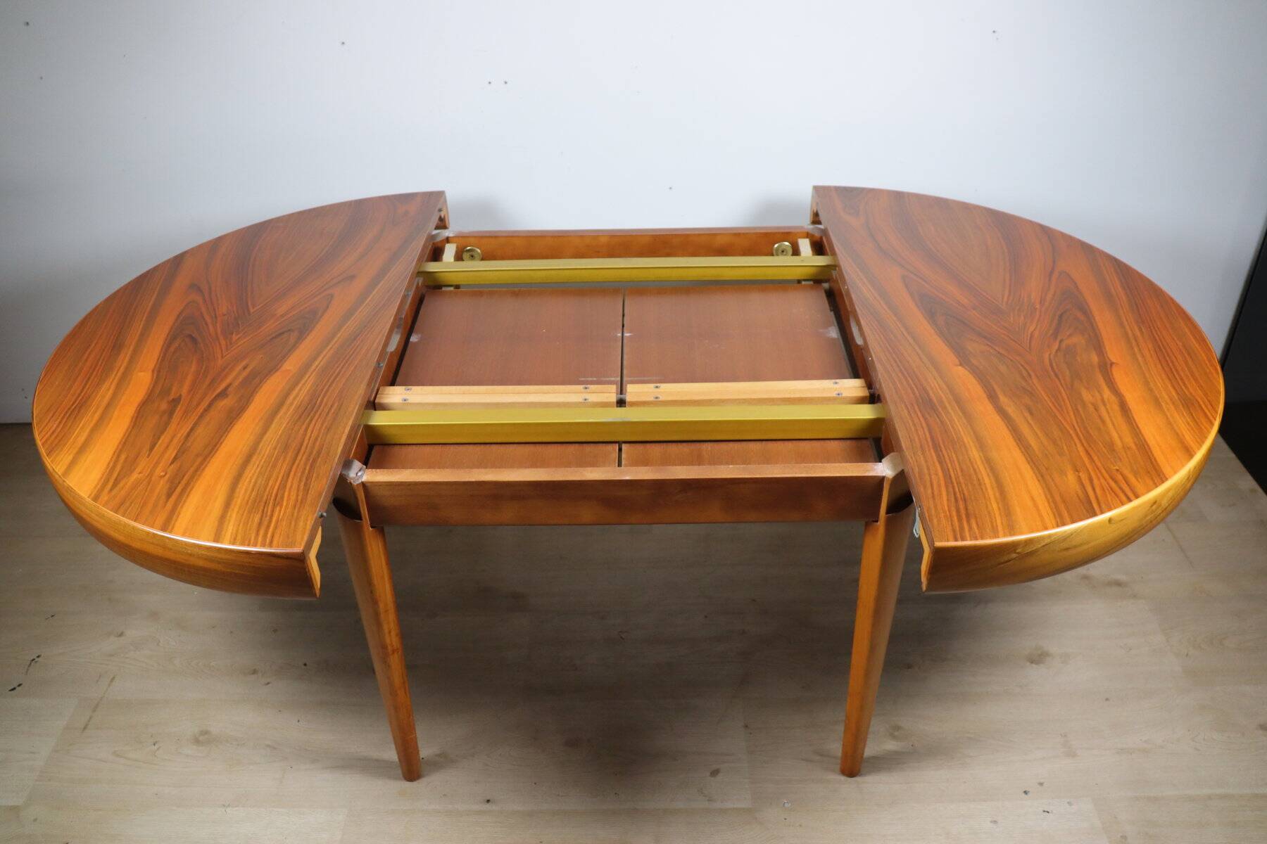 Scandinavian extendable dining table in teak – 1960s