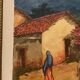 Old painting, Mexican landscape, signed XX century