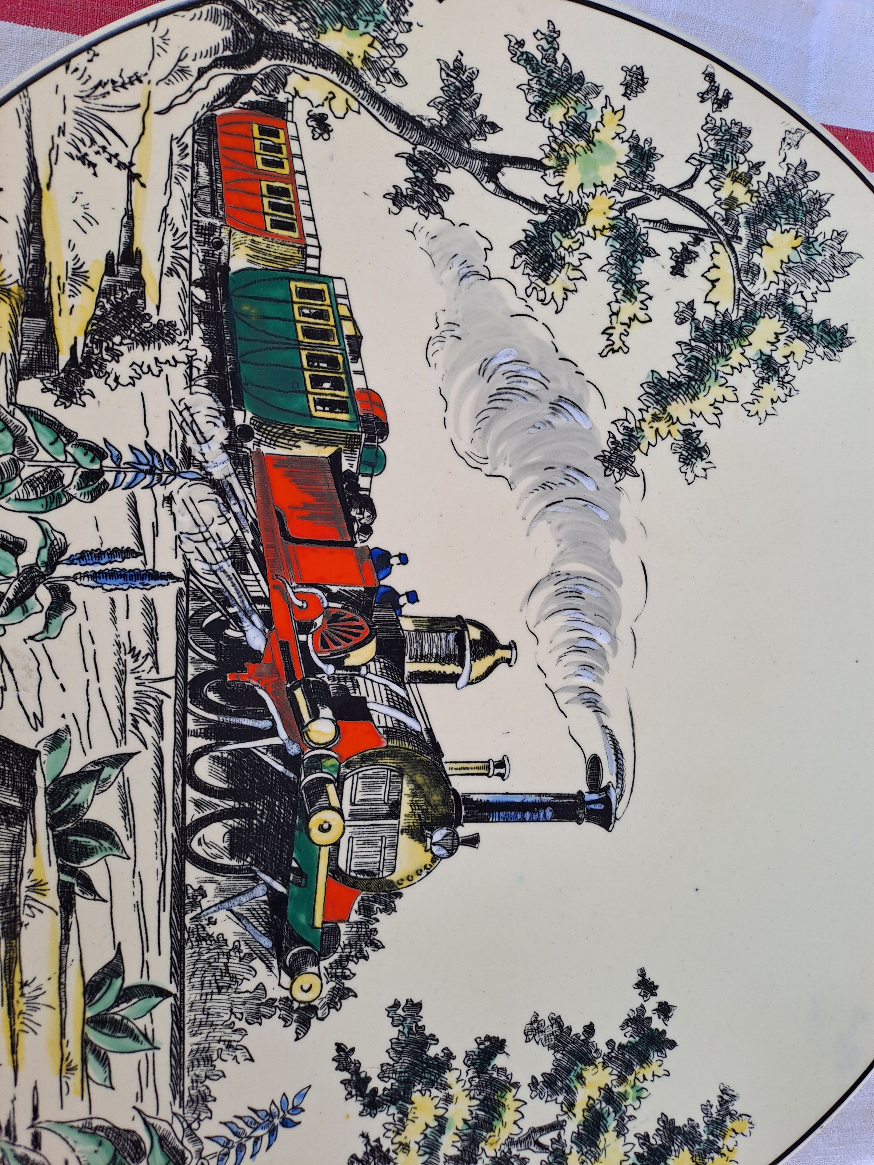 Longwy Plate The Train No. 964
