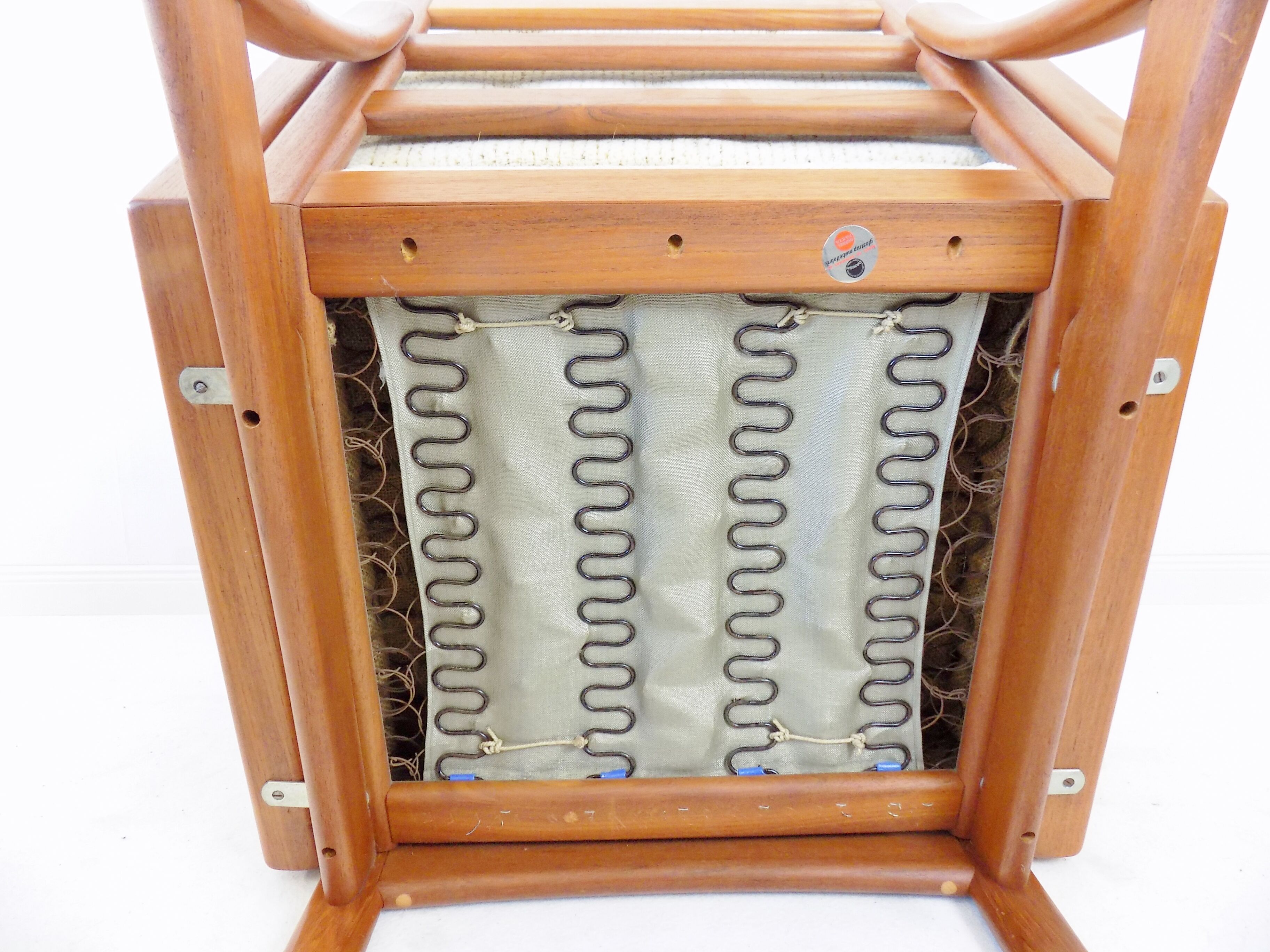 Glostrup teak armchair by Grete Jalk