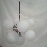 Lampe Spoutnik métal chromé