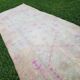 Vintage Turkish hallway rug 84x470 cm