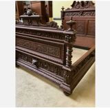 Antique monumental Neo-Renaissance bed