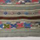 5x7 Gray & Green Pinstriped Turkish Kilim Rug, 147x218Cm