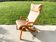 Scandinavian Leather Lounge Chair Westnofa Relax, 1980s