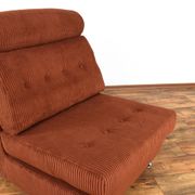 Mid-Century Italian Lounge Chairs, 1970s, Set of 2