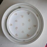 Limoges porcelain dishes gilded décor