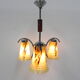 Art deco hanging lamp in glass