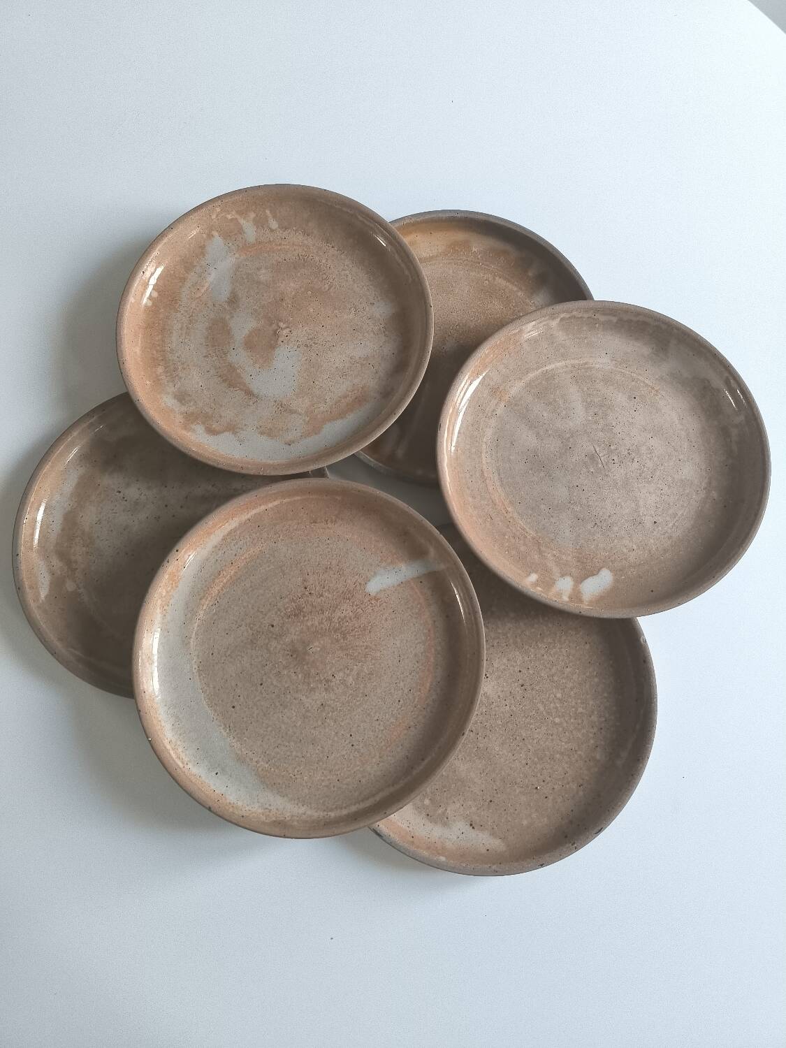 Set of 6 Marais stoneware plates