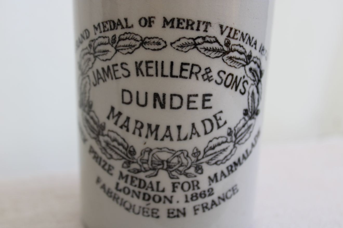 Old ceramic marmalade pot