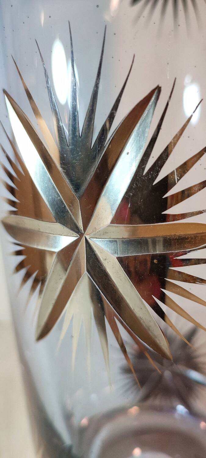 Jarrón de cristal. Spain, 1970s.