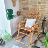 Rattan rocking chair
