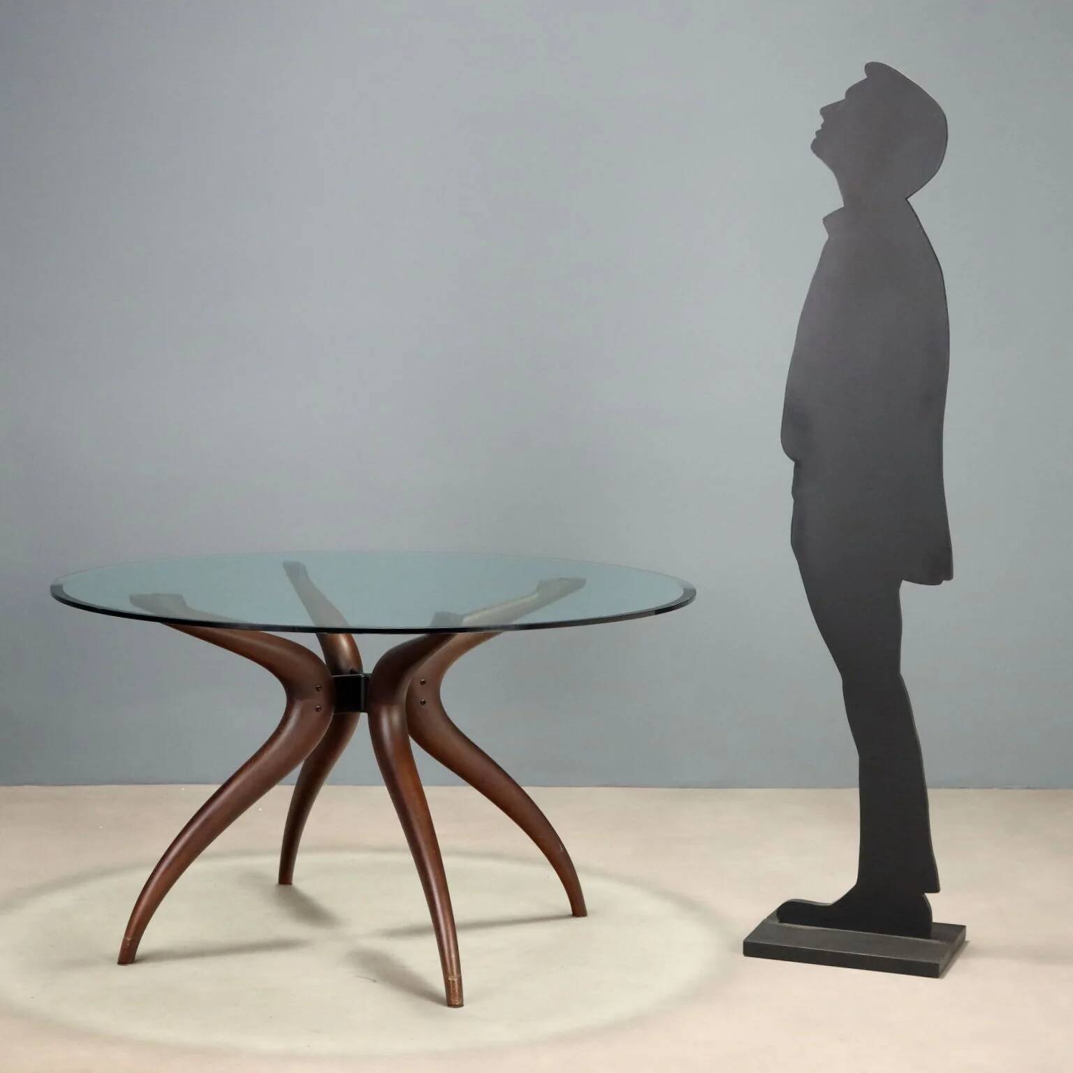 Table ronde moderne Porada, design Marconato et Zappa, années 2000