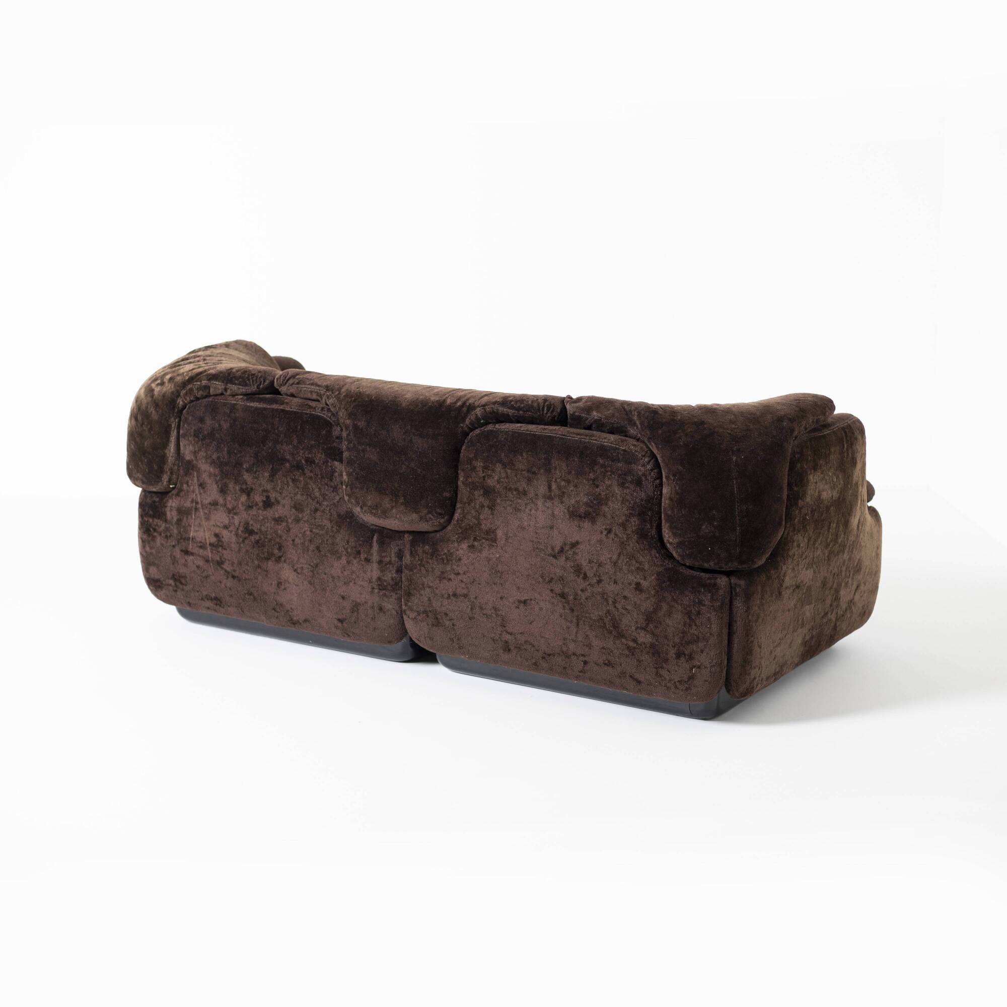 "Confidental" 2-seater sofa by Alberto Roselli for Saporiti, Italy 1970