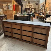 Workshop furniture from the early 20th century.