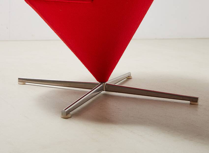 Verner Panton Heart Cone Chair for Vitra 1958/2003