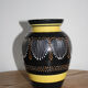 Vase Henriot Quimper - faïence bretonne - décor graphique