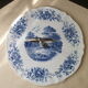 Cheese platter in faience of Sarreguemines Romantic model