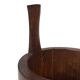 Vintage umbrella stand holder oak basket storage design 60's minimalist