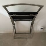 Pair of "Luisa" chairs by Marcello Cuneo for Mobel Italia 70's