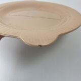 Pink fish plate Digoin Sarreguemines