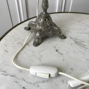 20s chrome brass candlelight legs