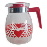 Coffee pot, heart pattern