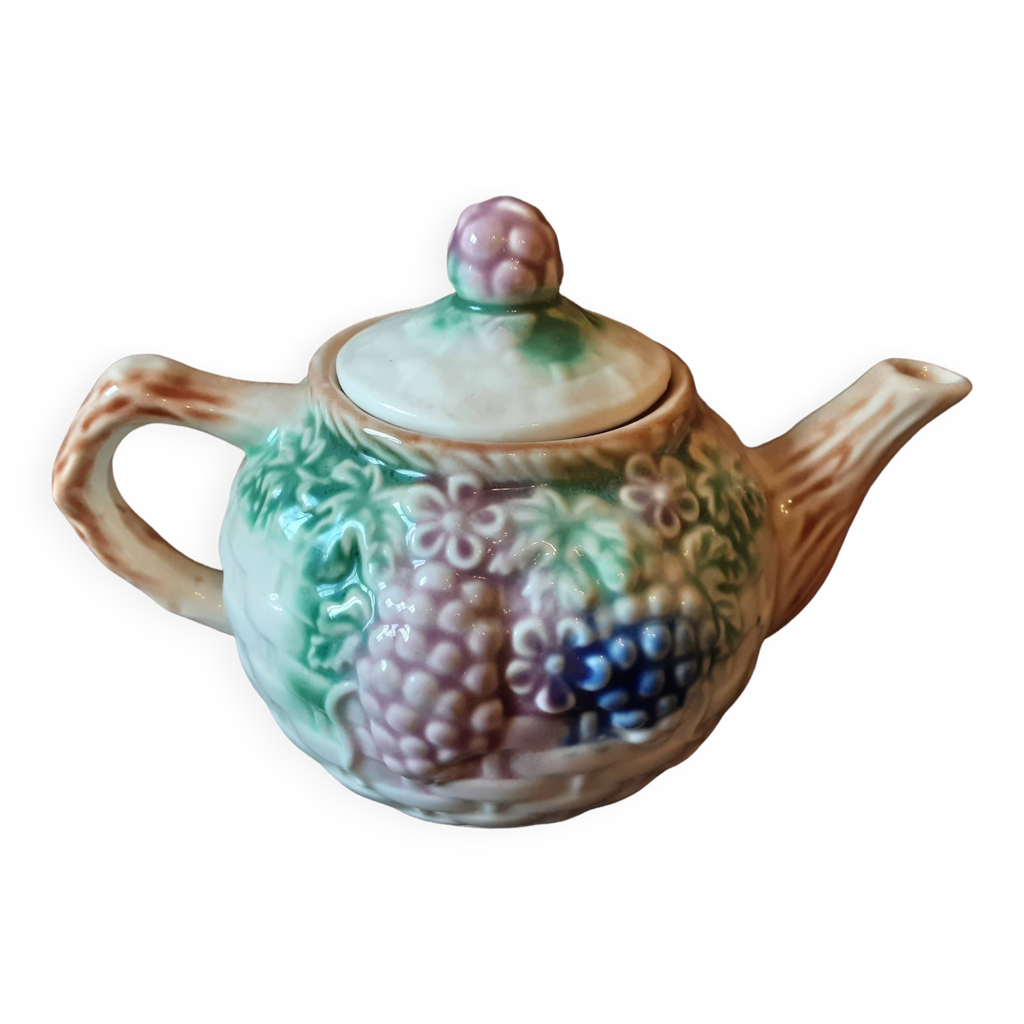 Théière En Barbotine Céramique L.Dake & ZN Amsterdam - Multicouleur - Occasion