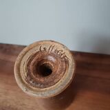 Tasse en grès vintage signé La hulotte