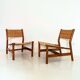 Pair of weekend armchairs by Pierre Gautier Dalaye 1955