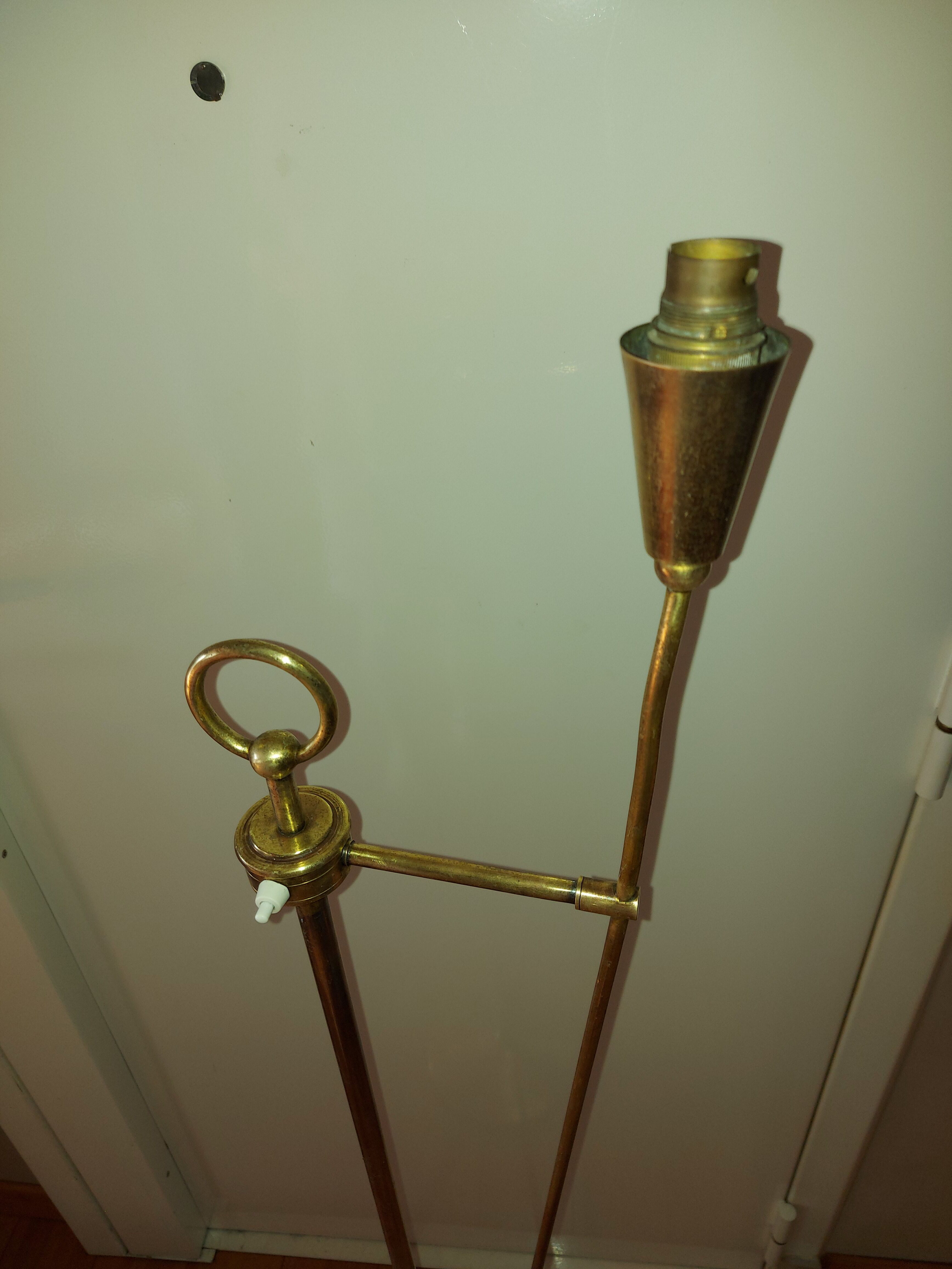 50'S lunel brass lamppost