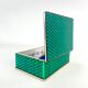 Jewelry box in scoubidou, upholstered interior, circa 1960