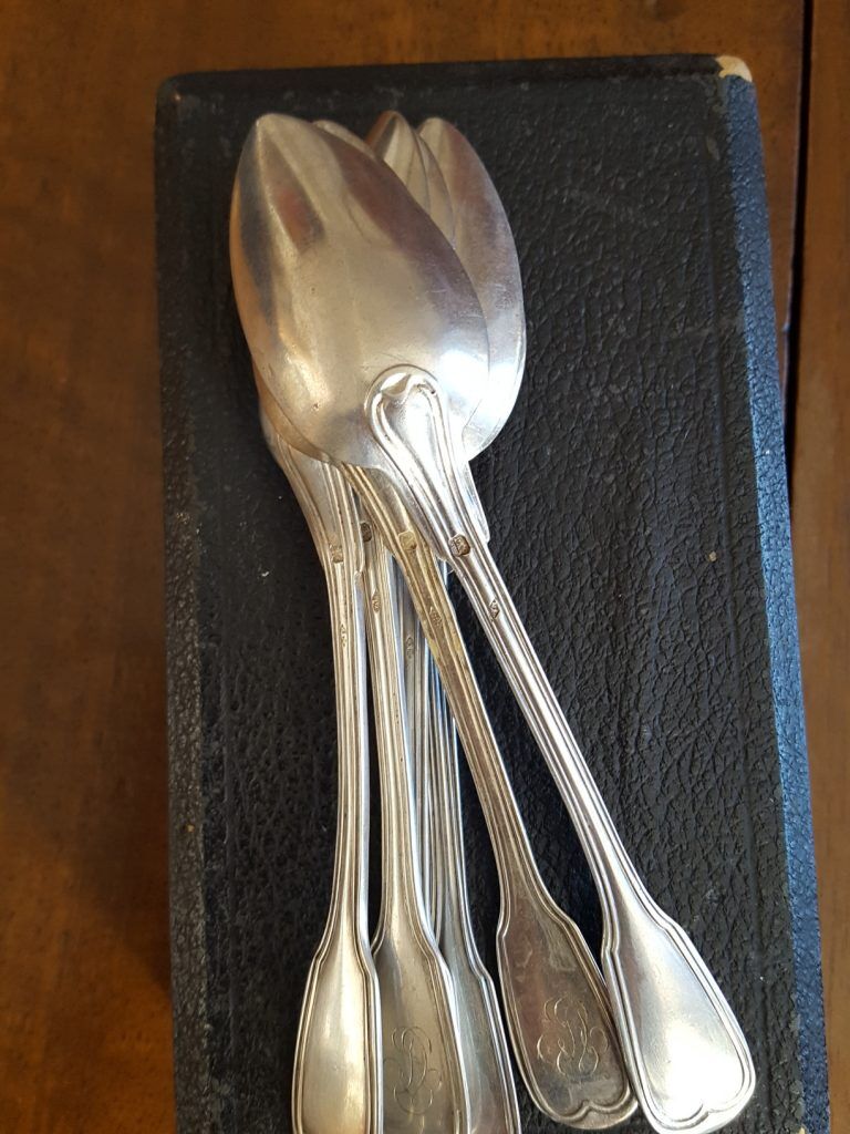 Silver coffee spoons