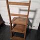 Solid oak step stool