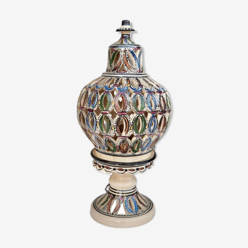 Moroccan ceramic lamp