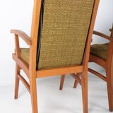 Set of 4 vintage Free-Span FS-116 armchairs, 50s