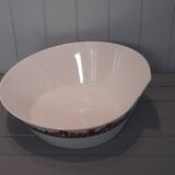 Large white salad bowl with a red décor Villeroy & Boch