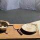 Teak pie server kitchen utensil L30 W8