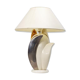 Floral vintage desk lamp by Francis Brown