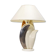 Floral vintage desk lamp by Francis Brown