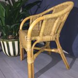 Child rattan armchair