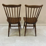 Pair of Baumann bistro chairs